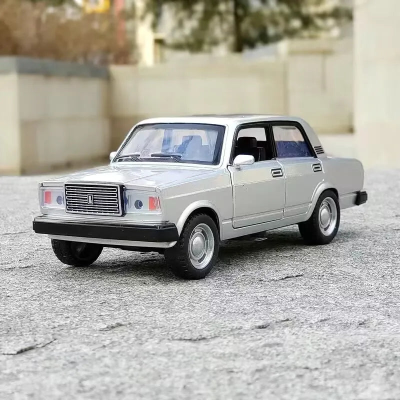 1:32 LADA Classic Car Alloy Car Model Diecasts & Toy Vehicles Metal Vehicles Car Model Simulation Collection Childrens Toys Gift Silvery A - IHavePaws