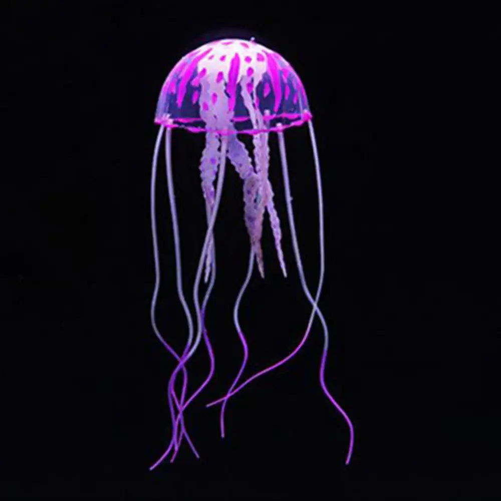 Artificial Swim Effect Jellyfish Aquarium Decoration Purple - IHavePaws