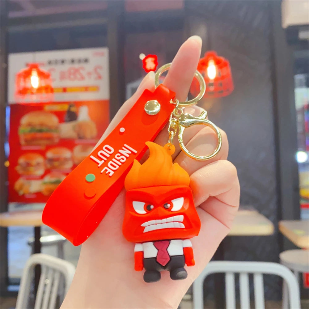 3D Anime Figures Doll Brain Agent Team INSIDE OUT Cartoon Keychain Car Keychain Ring Pendant Animation Action Figure Small Gift style 5 / CHINA - ihavepaws.com