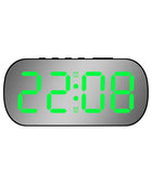 Digital Alarm Clock Desktop Table Clock Temperature Calendar LED Display Black Green Light - IHavePaws