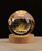 3D Crystal ball Planet Night Light Earth - IHavePaws