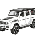 1:32 G63 G65 SUV Alloy Car Model Diecasts Metal Off-road Vehicles Car Model Simulation Sound and Light Collection kids Toys Gift White - IHavePaws