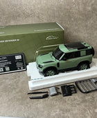 Almost Real AR 1/18 Land Rover Defender 90 (110) 2023 75th Anniversary Edition SUV Car model metal Static ornament 90 Green - IHavePaws