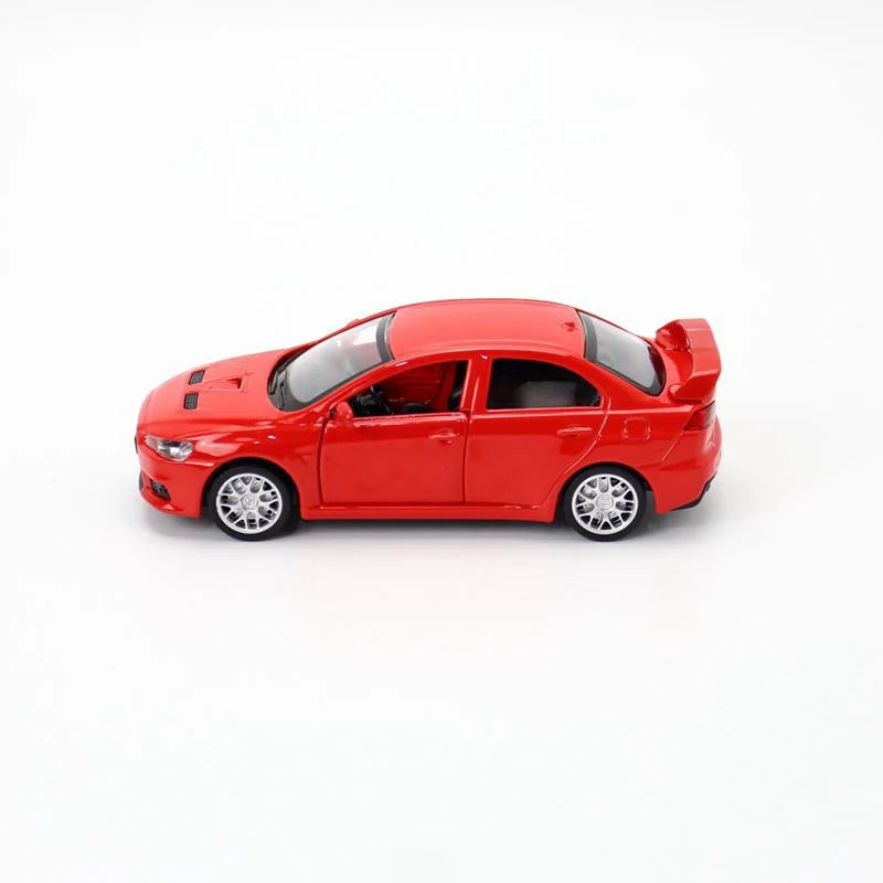 1:41 Mitsubishis Lancer Evo X 10 Alloy Car Model Diecast Metal Toy Vehicles Car Model High Simulation Collection Childrens Gifts