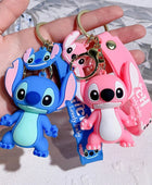 Anime Keychain Cartoon Mickey Mouse Minnie Lilo & Stitch Cute Doll Keyring Ornament Key Chain Car Pendant Kids Gift - ihavepaws.com