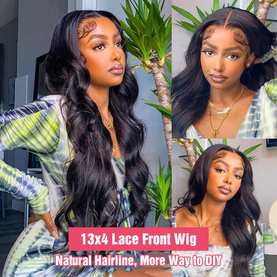 Easy and Go Glueless Wig Body Wave 6x4 5x5 Lace Closure Glueless Wig Human Hair Ready To Wear Pre Cut Pre plucked 13x4 Lace Wigs