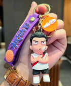 Slam Dunk Master Keychain Cartoon Anime Handmade Doll Pendant Creative Basketball Boy Car Key chain Ring Bag Charm Decoration 05 - ihavepaws.com