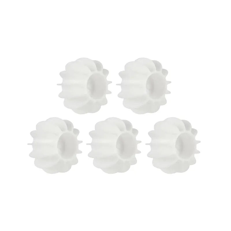 Laundry Ball Reusable Silicone Clothes Hair Cleaning Tools Pet Hair Remover JIT-003-5PCS-White - IHavePaws