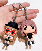 Singer Swift the Taylor Keychain Kawaii Taylor Guitar Music Notation Keyring Car Key Holder for Party Accessories Gifts - ihavepaws.com
