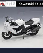 Maisto 1:12 Kawasaki Ninja ZX-14R Alloy Sports Motorcycle Model Diecast Metal Street Race Motorcycle Model Simulation - IHavePaws