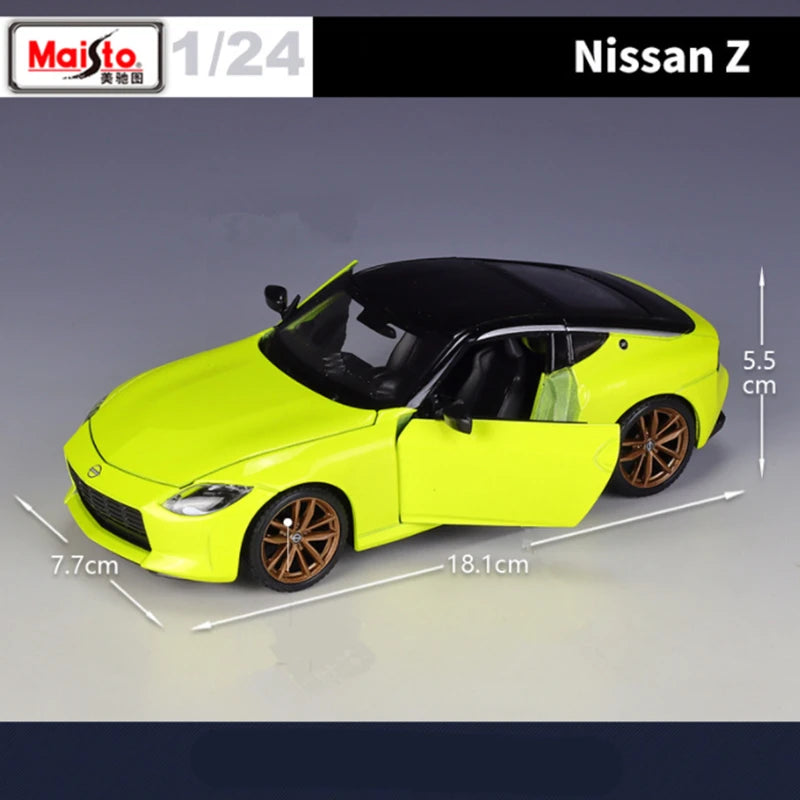 Maisto 1:24 2023 Nissan Z Alloy Sports Car Model Diecast Metal Racing Car Vehicle Model Simulation Collection Childrens Toy Gift