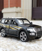 1:32 Mitsubishis PAJERO SUV Alloy Car Model Diecast Metal Toy Off-road Vehicles Car Model High Simulation Sound Light Kids Gifts - IHavePaws