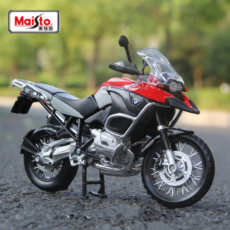 Maisto 1:12 BMW R1200 GS Silvardo Alloy Racing Motorcycle Model Diecast SStreet Sports Motorcycle Model imulation Kids Toys Gift