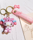 Sanrio Hello Kitty Keychain Cute Cartoon Melody Kuromi Cinnamoroll Doll Pendant Decoration Keyring Jewelry Girl&Child Gifts Toy KTM 26 - ihavepaws.com