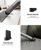 MIUI Cordless Laptop Vacuum Cleaner Portable USB Rechargeable Car Vacuum 2-Suction Power Mini & Cool Model-X（Aluminum Alloy） - IHavePaws