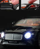1:32 Continental GT Alloy Luxy Car Model Diecasts Metal Car Vehicles Model Simulation Sound and Light Collection Kids Toys Gifts
