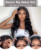 Easy and Go Glueless Wig Body Wave 6x4 5x5 Lace Closure Glueless Wig Human Hair Ready To Wear Pre Cut Pre plucked 13x4 Lace Wigs