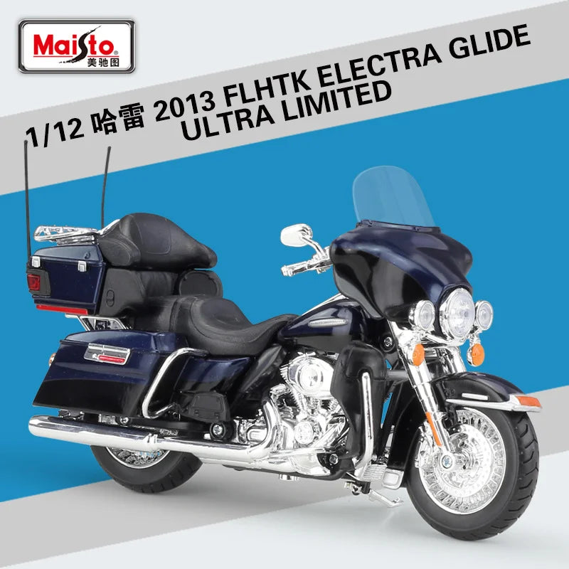 Maisto 1:12 Harley FLHTK Electra Glide Ultra Limited Alloy Classic Motorcycle Model Simulation Leisure Motorcycle Model Kid Gift
