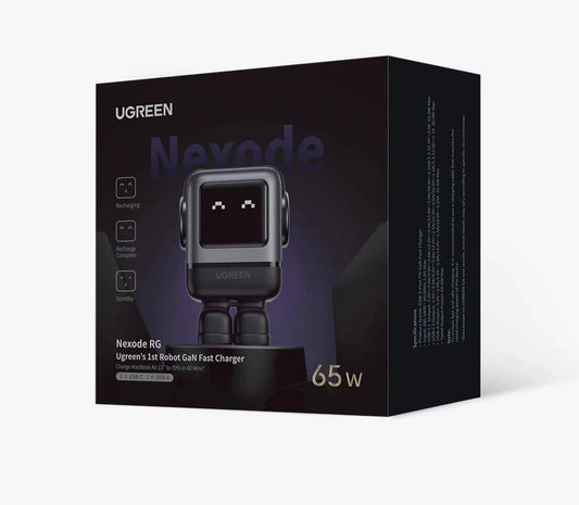 UGREEN 65W GaN Charger Robot Design PD Fast Charger PPS PD3.0 for iPhone 15 14 13 Fast Charge for Xiaomi Laptop Macbook - IHavePaws
