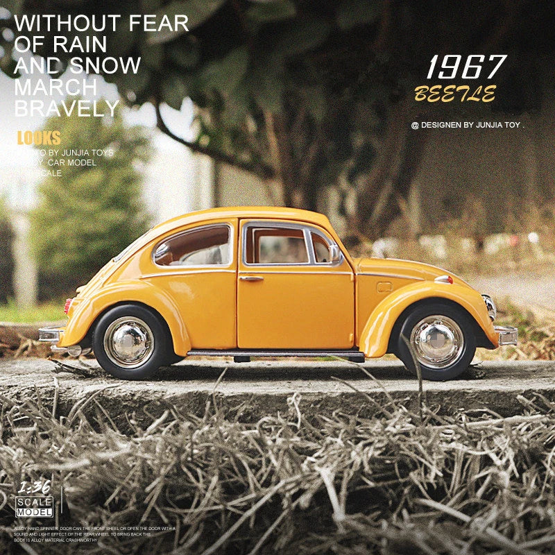 1:36 Beetle Alloy Classic Car Model Diecasts Metal Toy Vehicles Car Model Simulation Miniature Scale Collection Childrens Gifts - IHavePaws