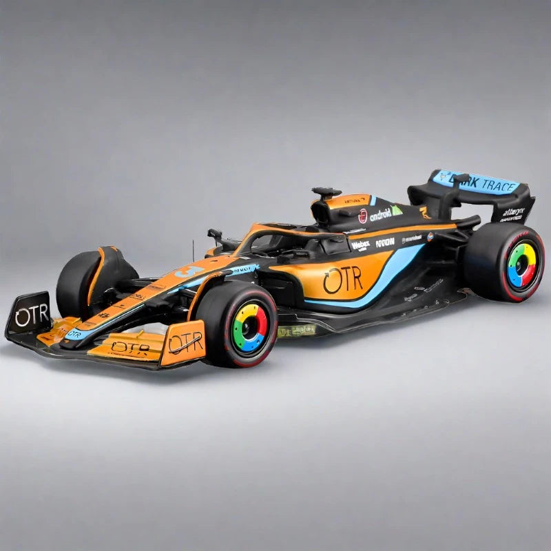 Bburago 1:43 2022 F1 McLaren MCL36 #3 Daniel Ricciardo #4 Lando Norris Race Car Formula One Simulation MCL36 3 - IHavePaws