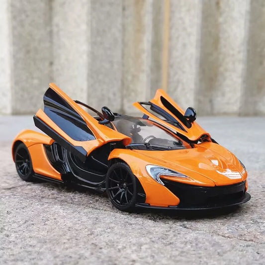 1/24 McLaren P1 Alloy Sports Car Model Diecast Metal Toy Racing Car SuperCar Model Collection High Simulation Childrens Toy Gift Orange - IHavePaws