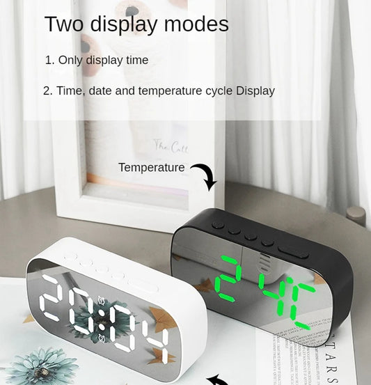 Digital Alarm Clock Desktop Table Clock Temperature Calendar LED Display - IHavePaws