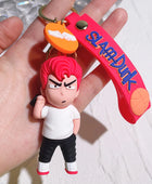 Kawaii Japan Anime Slam Dunk Sakuragi Hanamichi Keychains PVC Cartoon Figure Model Pendant Keyrings Figure Key Toys Gifts 4 - ihavepaws.com