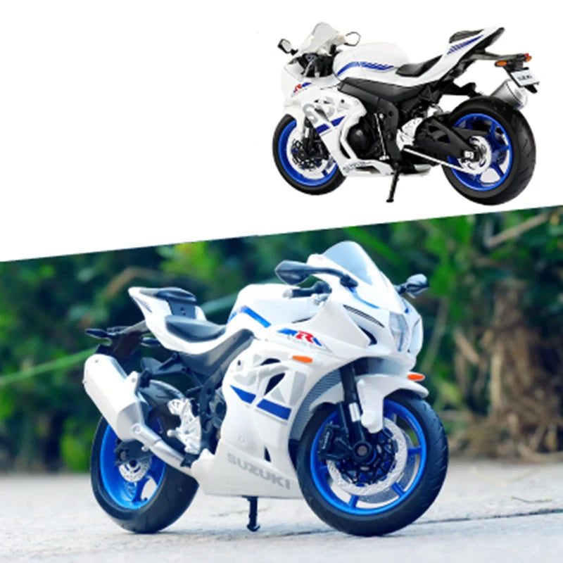 NEW 1:12 SUZUKI GSX-R1000 Racing Motorcycles Model Diecast Simulation Alloy Metal Motorcycle Model Collection Childrens Toy Gift
