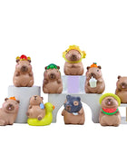 Cartoon Capybara Decor Small Capybara Ornament Cute Cartoon Capybara B / Random Style - IHavePaws