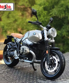 Maisto 1:12 BMW R Nine T Scrambler Alloy Racing Motorcycle Model Simulation Grey - IHavePaws