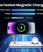 UGREEN MFi for Magsafe 25W Wireless Charger Stand 15W 3-in-1 Charging Station - IHavePaws
