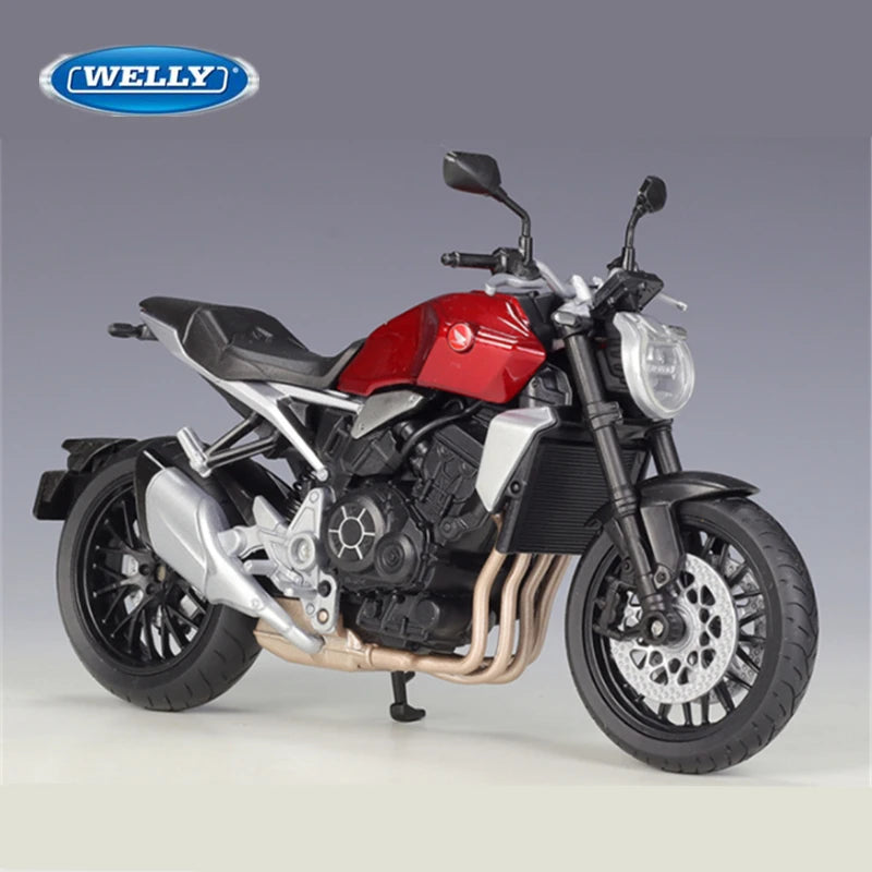 WELLY 1:12 HONDA CB1000R Alloy Racing Motorcycle Scale Model Simulation Diecast - IHavePaws