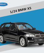 WELLY 1:24 BMW X5 SUV Alloy Car Model Diecast Metal Toy Off-road Vehicles Car Model Collection High Simulation Children Toy Gift Black - IHavePaws