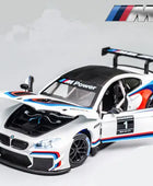 1:24 BMW CSL Alloy Track Racing Car Model Diecast Metal Toy Car Sports Model Simulation Sound and Light Collection Children Gift M6 GT3 1 - IHavePaws
