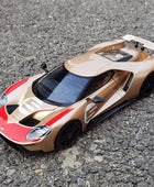 AUTOart 1:18 FORD GT FORD HERITAGE EDITION Car Scale Model White 72926 Red 72927 Gold 72928 Gold - IHavePaws