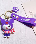 1PC Cute Sanrio Series Keychain For Men Colorful Keyring Accessories For Bag Key Purse Backpack Birthday Gifts SLO 19 - ihavepaws.com
