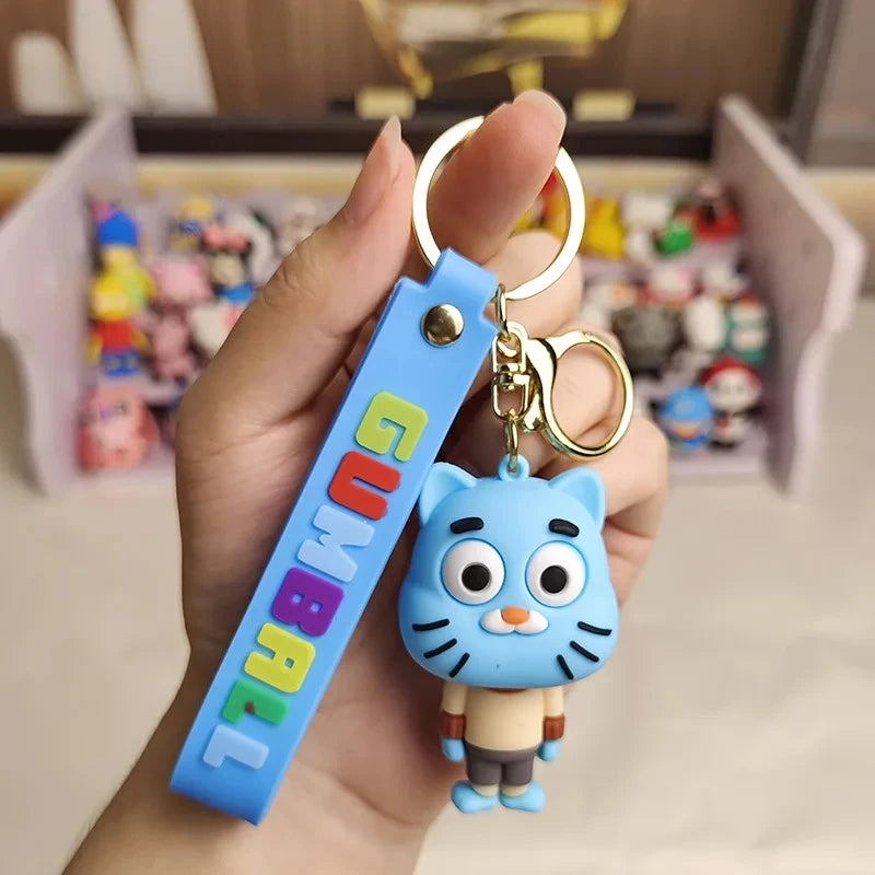 Wholesale Cartoon Game Action The Amazing World of Gumball keychain Doll Model Toy The Amazing World of Gumball keychain - ihavepaws.com