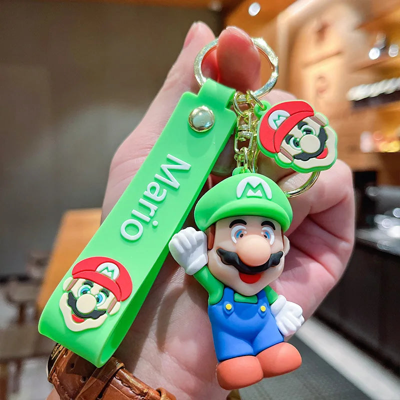 Super Mario Brothers Keychain Classic Game Character Model Pendant Men's and Women's Car Keychain Ring Bookbag Accessories Toys 04 - ihavepaws.com
