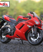 Maisto 1:12 Kawasaki Ninja ZX6R Alloy Sports Motorcycle Model Diecasts Metal Toy Street Racing Motorcycle Model Red - IHavePaws