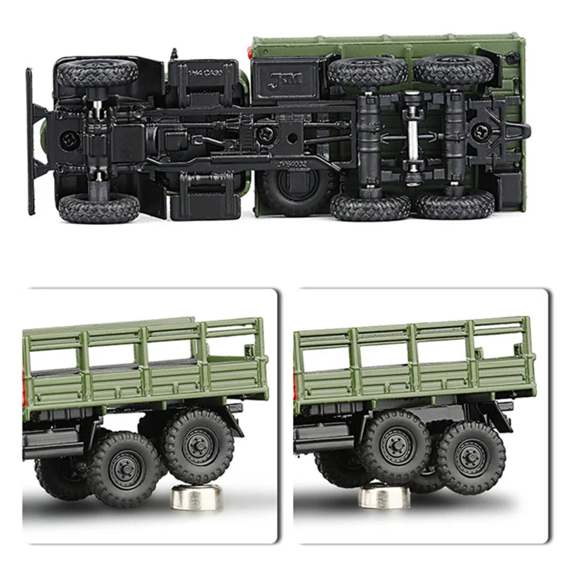 1/64 CA30 Alloy Tactical Truck Armored Car Model Military Personnel Carrier Transport Vehicles Model Miniature Scale Kids Gifts
