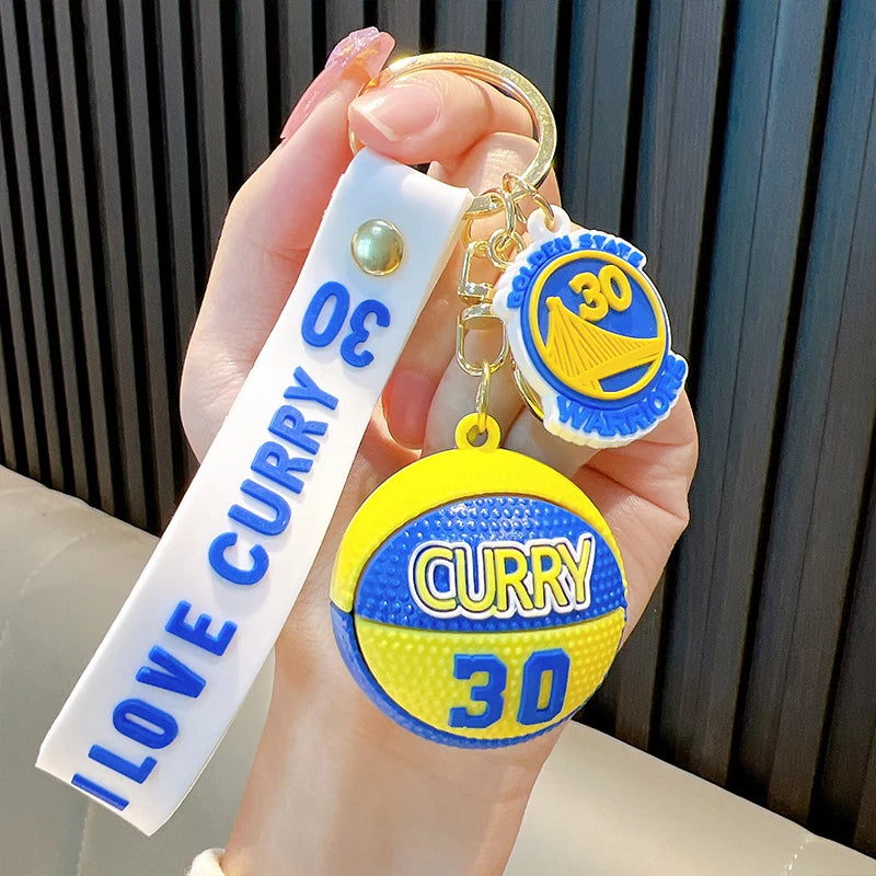 Simulated Mini Star Basketball Keychain Kobe Curry James Owen Basketball Pendant Luggage Accessories Souvenir Party Gifts 30 - ihavepaws.com