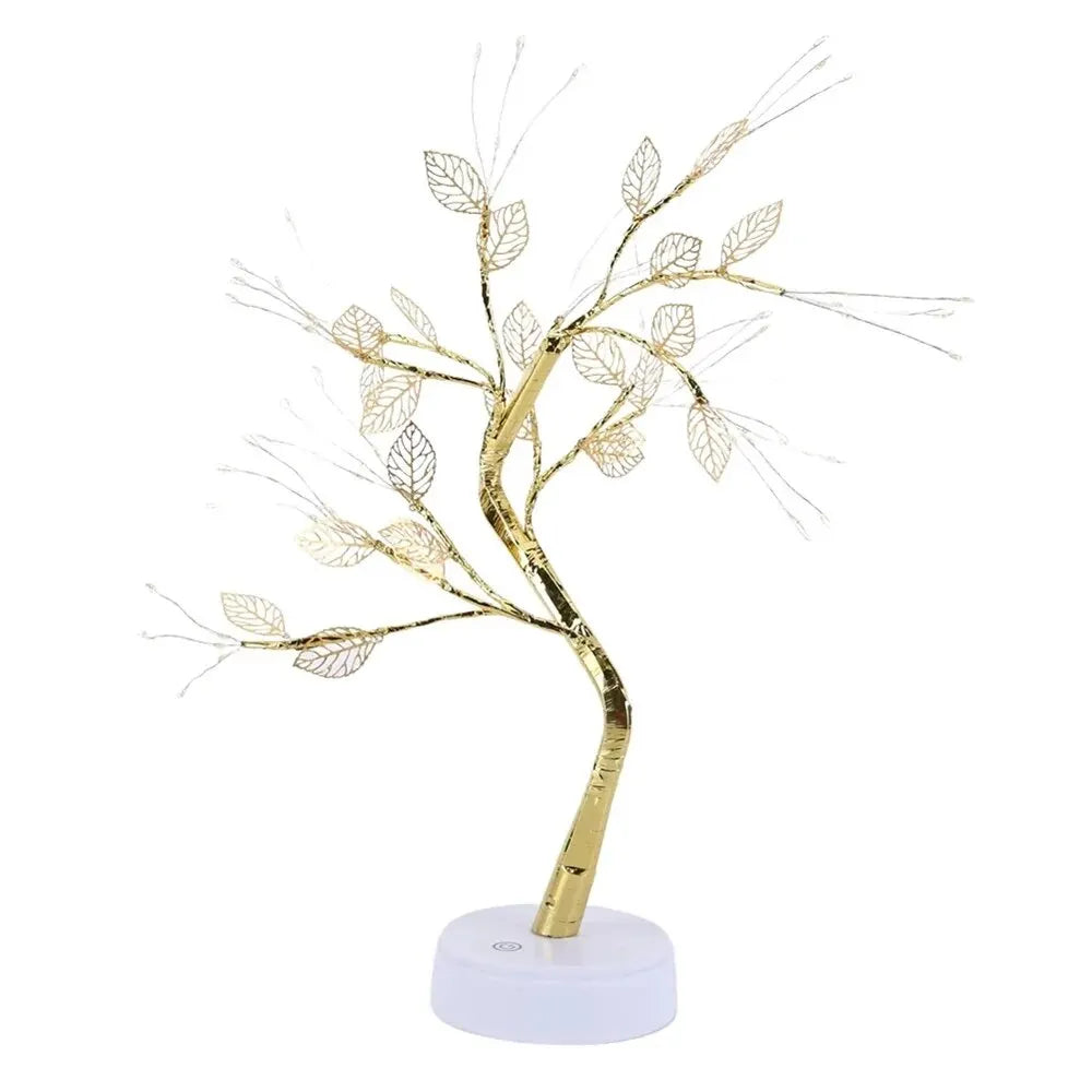 Tree LED Light USB Table Lamp Adjustable Touch Switch DIY Artificial Xmas Tree Fairy Night Light Home Christmas Decoration 1PC - IHavePaws