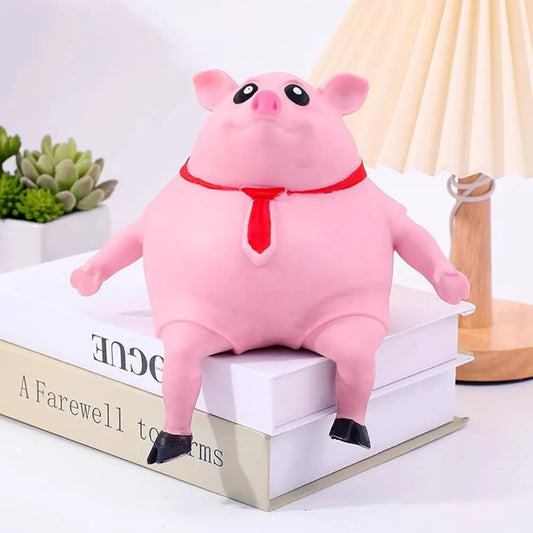 Squeeze Pink Pigs Antistress Toy Cute Squeeze Animals Lovely Piggy Doll Stress Relief Toy Decompression Toy Children Gifts 14.5x12x7cm - IHavePaws