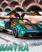 1:32 Pagani Huayra Alloy Sports Model Diecast Metal Toy Racing Car Vehicle Model Collection Sound and Light Simulation Kids Gift - IHavePaws