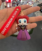Alice in Wonderland Keychains Anime Alice Mad Hatter Red Queen Princess Key Ring Birthday Christmas Gift Jewelry 1 - ihavepaws.com