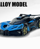 1:32 Bugatti Bolide Alloy Sports Car Model Diecast Metal Toy Concept Racing Car Vehicles Model Simulation Sound Light Kids Gifts Blue - IHavePaws