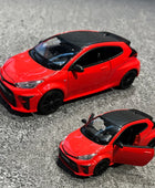 Maisto 1/24 2021 Toyota GR Yaris Alloy Car Model Diecast Metal Toy Car Vehicles Model High Simulation Collection Childrens Gifts Red - IHavePaws