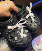 Shoe Charms for Crocs DIY Ballet Ribbon Detachable Decoration Buckle for Croc Shoe Charm Accessories Kids Party Woman Girls Gift B - IHavePaws
