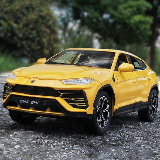 1:24 URUS SUV Alloy Sports Car Model Diecasts Metal Off-road Vehicles Car Model Simulation Sound Light Collection Kids Toys Gift - IHavePaws
